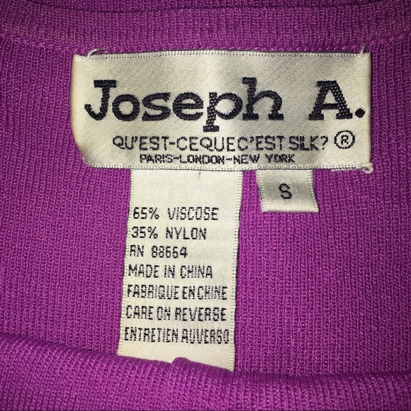 Joseph A - Orchid Color Tank w/Abalone Buttons - Picture 3 of 3